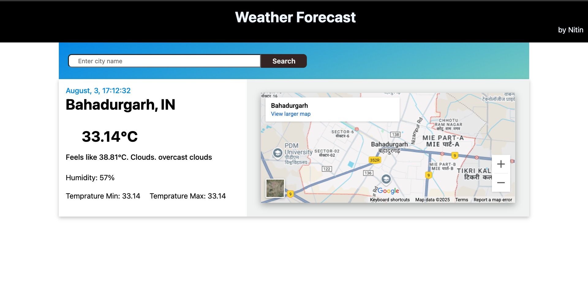 Weather App
